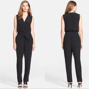 Diane von Furstenberg Black Rawena Sleeveless Romper Jumpsuit Size 0